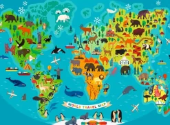 Ravensburger : Animal World Map (150)