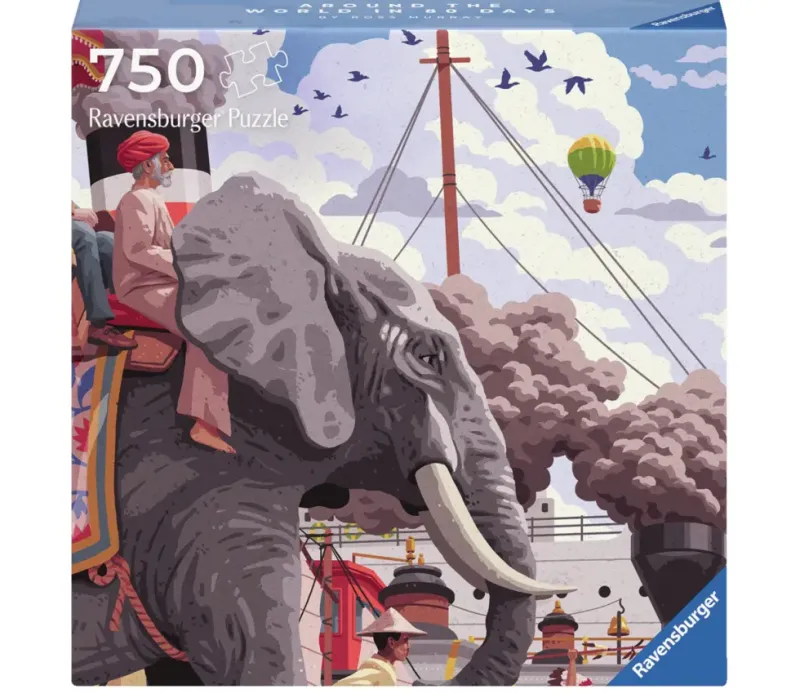 Ravensburger : Art & Soul - Around the World in 80 Days (750)