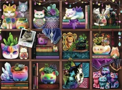 Ravensburger : Brigid Ashwood - Cubby Cats and Succulents (500)
