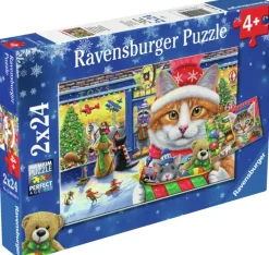 Ravensburger : Christmas Kitties (2 x 24)