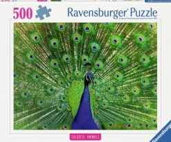 Ravensburger : Colorful Animals - Peacock (500)