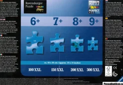 Ravensburger : Color Star Line - Unicorns in the Moonlight (100)
