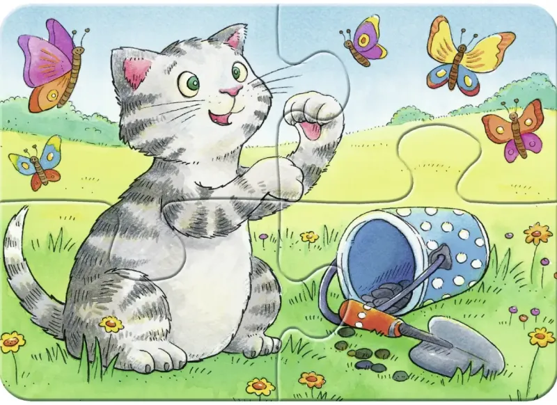 Ravensburger : Cute Pets (2, 4, 6, 8)