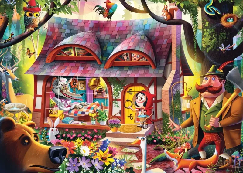 Ravensburger : Dean Macadam - Classic Tales, Come In, Red Riding Hood (1000)