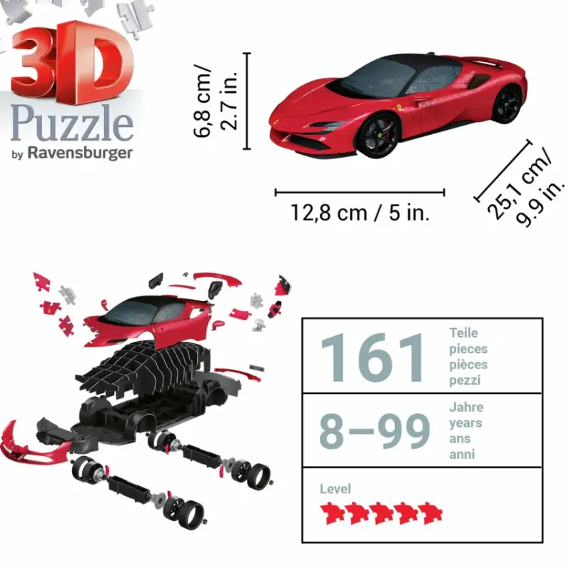 Ravensburger: 3D - Ferrari SF90 Stradale (161)