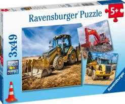 Ravensburger : Digger at Work! (3 x 49)
