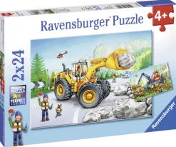 Ravensburger : Diggers at Work (2 x 24)