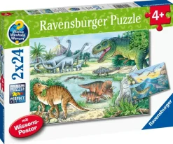 Ravensburger : Dinosaurs of Land and Sea (2 x 24)