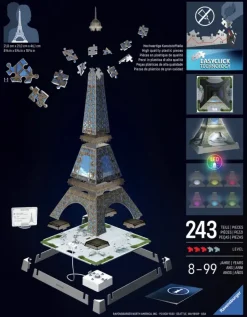 Ravensburger : 3D - Tour Eiffel, Led Light Edition (243)