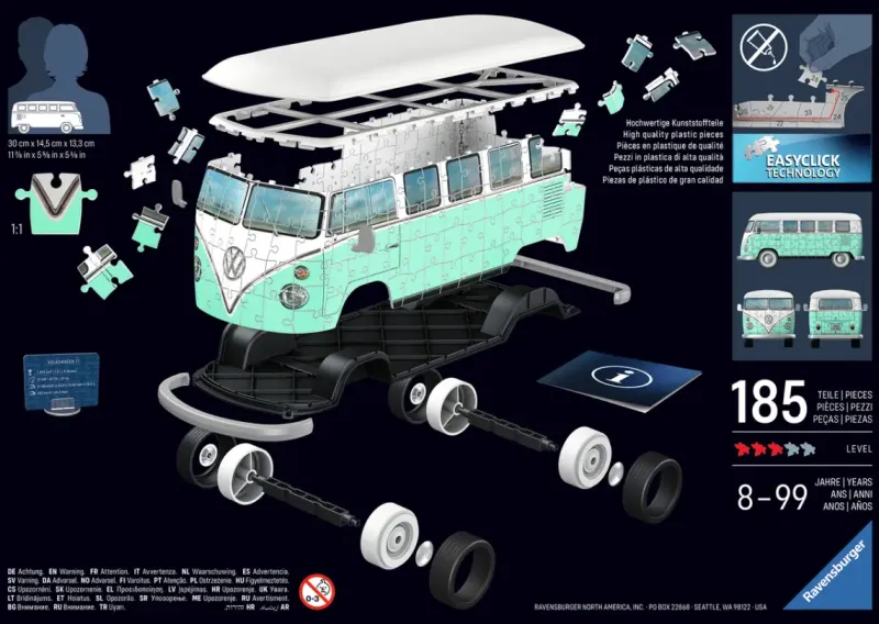 Ravensburger : 3D - Volkswagen T1 (185)