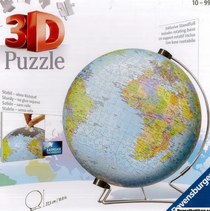 Ravensburger : 3D - World Globe (550)