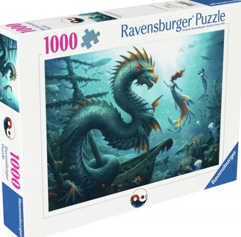 Ravensburger : Enchanted Depths - Dragon, Mermaid and Turtles (1000)