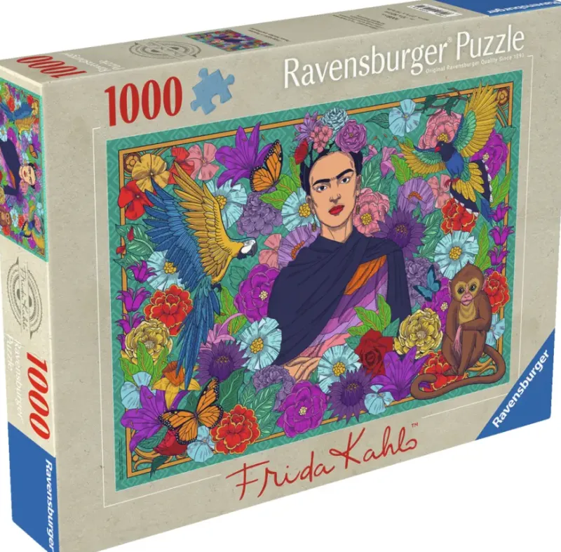 Ravensburger : Frida Kahlo's Paradise - Parrot, Monkey and Blooms (1000)