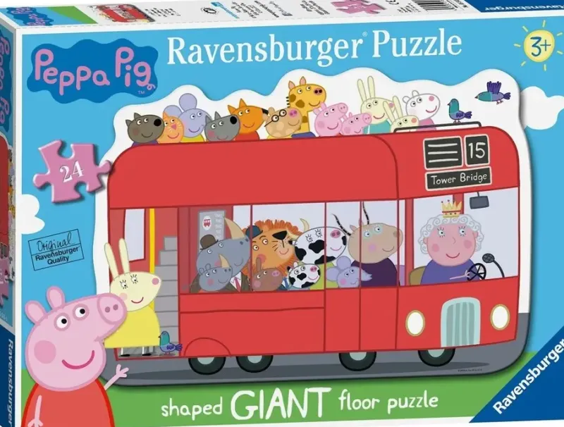 Ravensburger : Golvpussel - Greta Gris (Peppa Pig) - Fun Day Out (24)