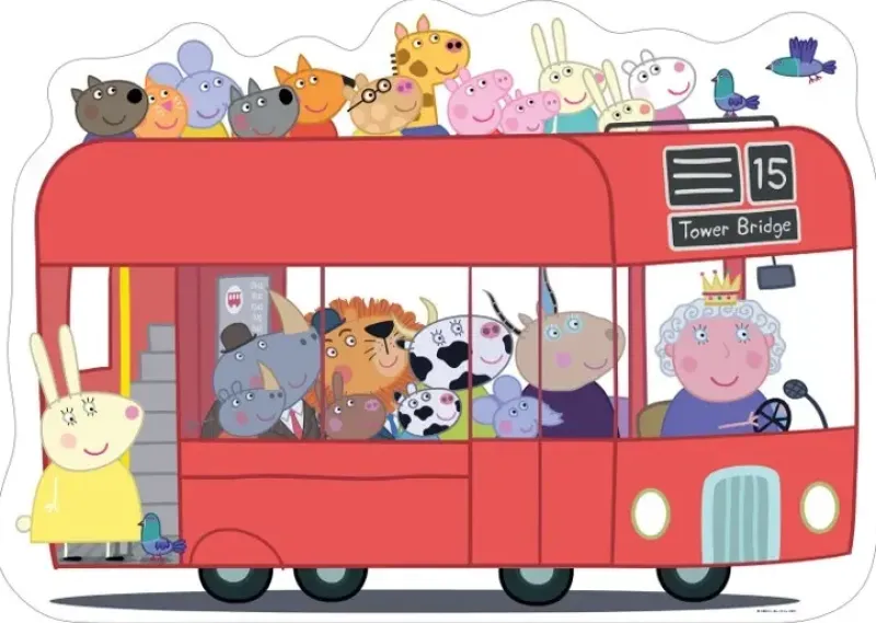 Ravensburger : Golvpussel - Greta Gris (Peppa Pig) - Fun Day Out (24)