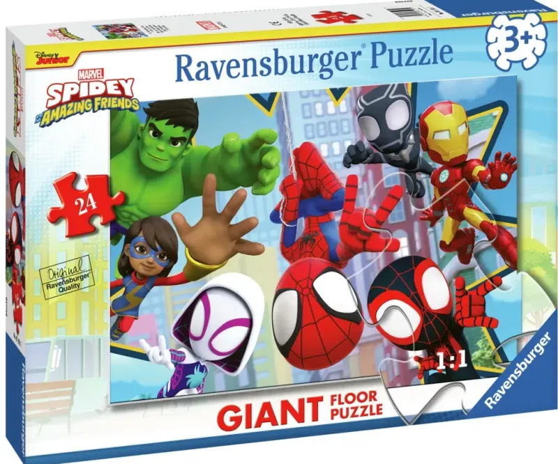 Ravensburger : Golvpussel - Spidey Amazing Friends, An Amazing Team (24)