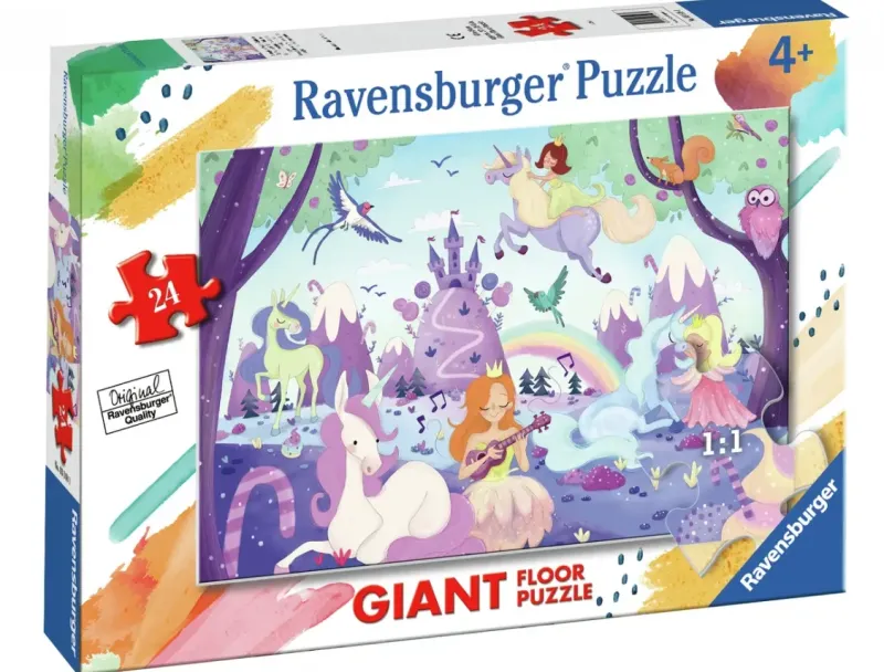 Ravensburger : Golvpussel - The Magical World of Unicorns (24)