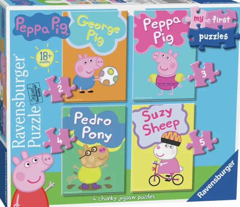 Ravensburger : Greta Gris (Peppa Pig) - My First Puzzle (2, 3, 4, 5)