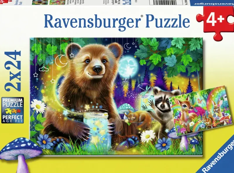 Ravensburger : Lovable Woodland Friends (2 x 24)
