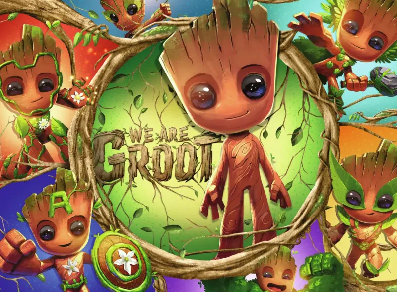 Ravensburger : Marvel Groot - We are Groot! (100)