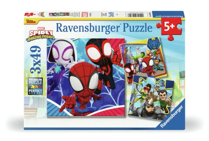 Ravensburger : Marvel Spidey Amazing Friends - Spidey's Adventures (3 x 49)