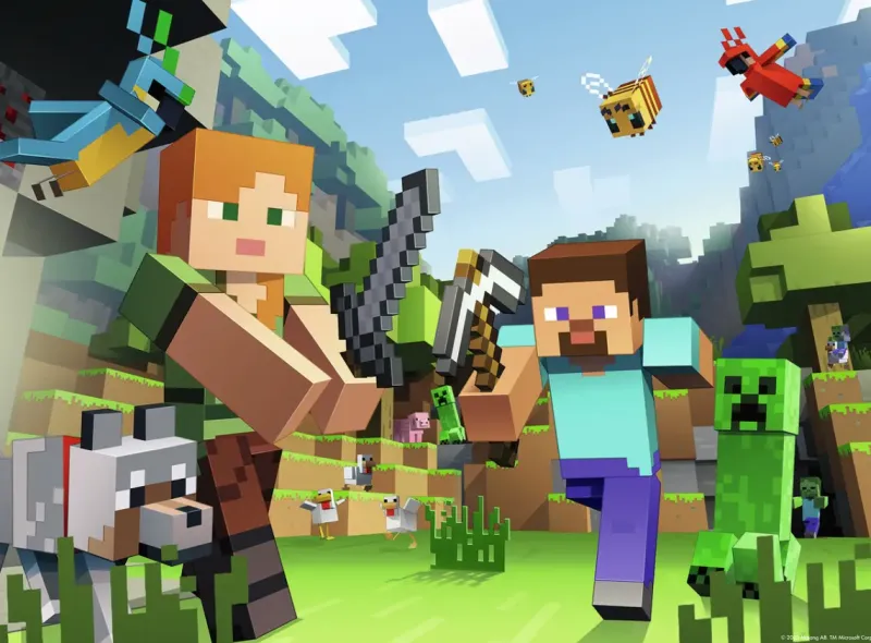 Ravensburger : Minecraft - Steve and Alex (100)