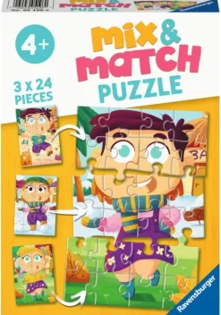 Ravensburger : Mix & Match - Colorful Clothes (3 x 24)