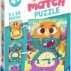 Ravensburger : Mix & Match - Cute Dinos (3 x 24)