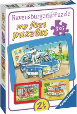 Ravensburger : My First Color Puzzles - Animals at Work (3 x 6)