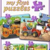 Ravensburger : My First Puzzle - Construction Site Animals (2, 4, 6, 8)