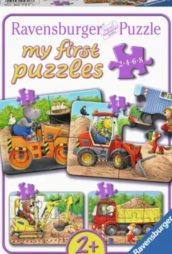 Ravensburger : My First Puzzle - Construction Site Animals (2, 4, 6, 8)