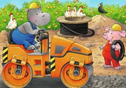 Ravensburger : My First Puzzle - Construction Site Animals (2, 4, 6, 8)