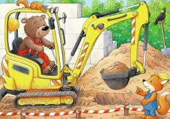 Ravensburger : My First Puzzle - Construction Site Animals (2, 4, 6, 8)