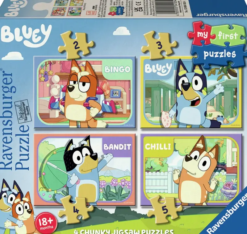 Ravensburger : My First Puzzle - Bluey & Family (2, 3, 4, 5)