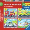 Ravensburger : My First Puzzle - Rescue Vehicles (2, 3, 4, 5)