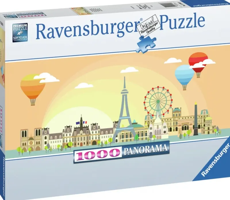 Ravensburger : Panorama - A Day in Paris (1000)