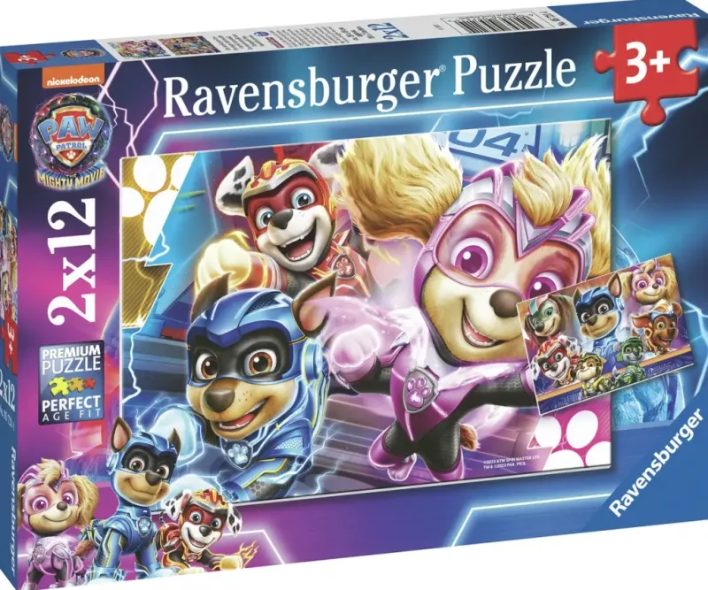 Ravensburger : Paw Patrol - Unstoppable Pups (2 x 12)