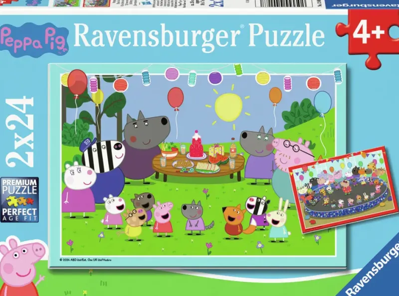 Ravensburger : Peppa Pig (Greta Gris) - It's Party Time! (2 x 24)