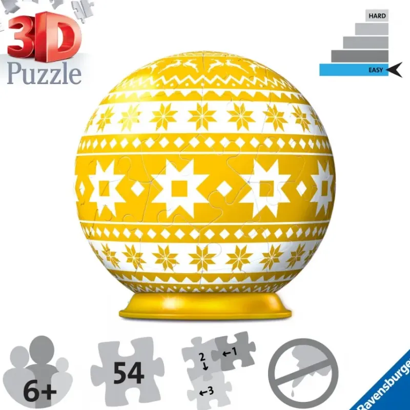 Ravensburger : Puzzle Ball - Christmas Ball Yellow (56)