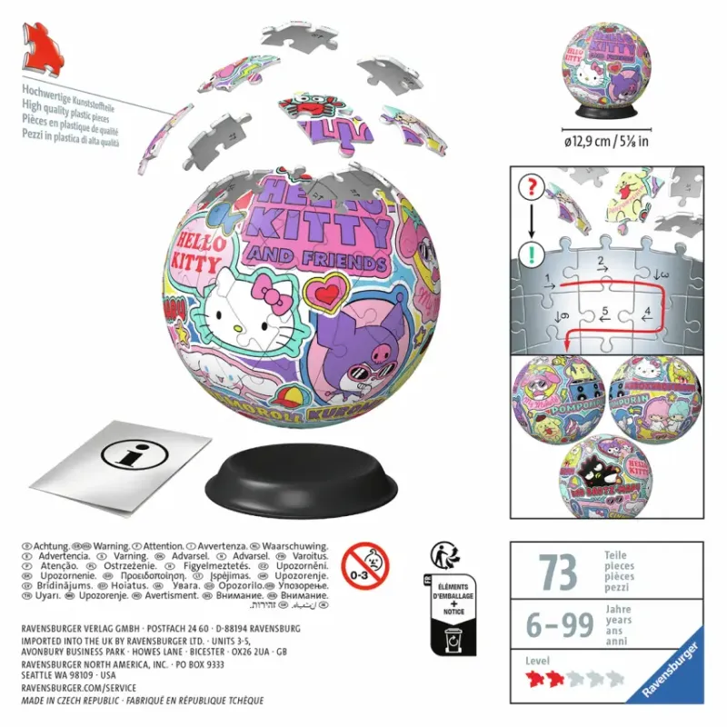 Ravensburger : Puzzle Ball - Hello Kitty and Friends (73)
