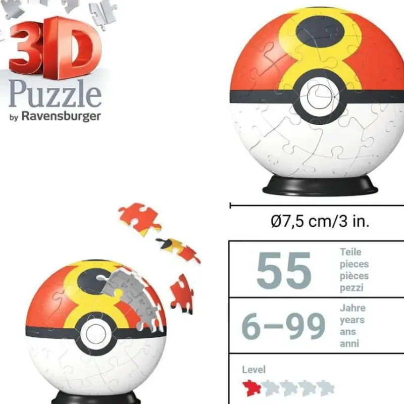 Ravensburger : Puzzle Ball - Pokemon, Repeat Ball (54)