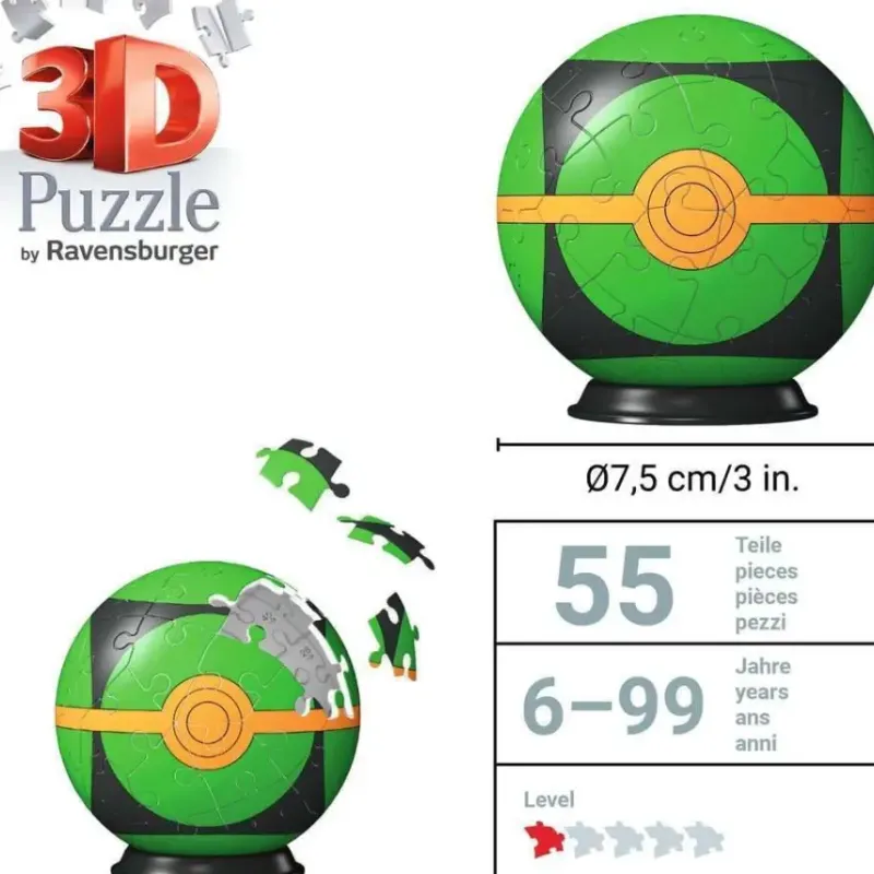 Ravensburger : Puzzle Ball - Pokemon, Dusk Ball (54)