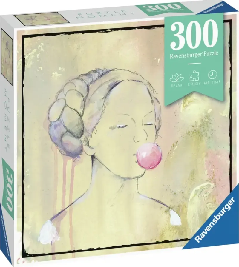 Ravensburger : Puzzle Moment - Bubblegum Lady (300)