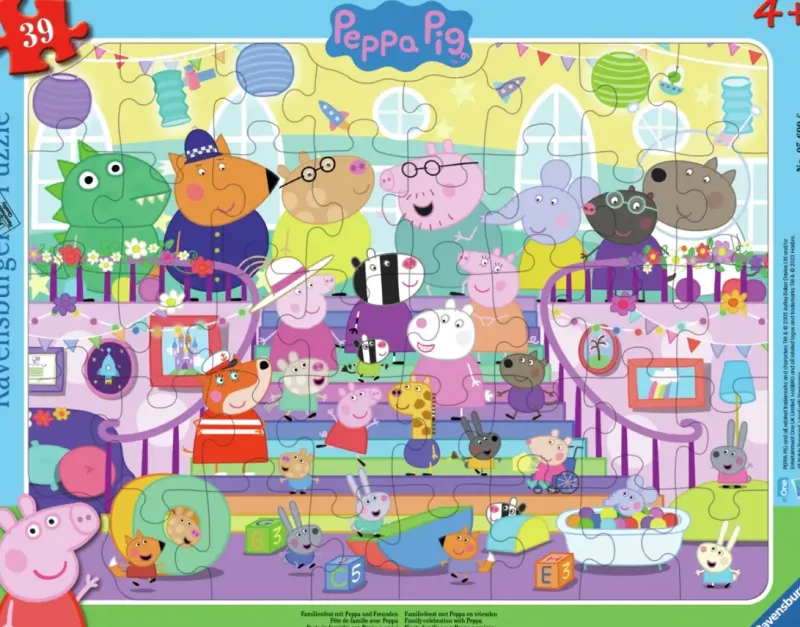 Ravensburger : Rampussel - Greta Gris, Family Celebration with Peppa (39)