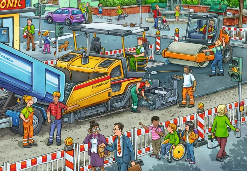 Ravensburger : Road Works (2 x 12)