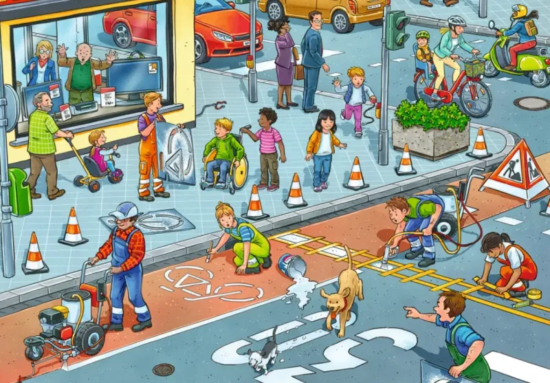 Ravensburger : Road Works (2 x 12)