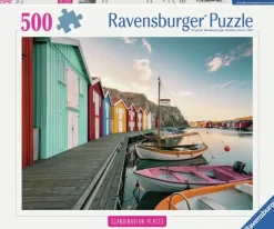 Ravensburger : Scandinavian Places - Boathhouses in Smogen, Sweden (500)