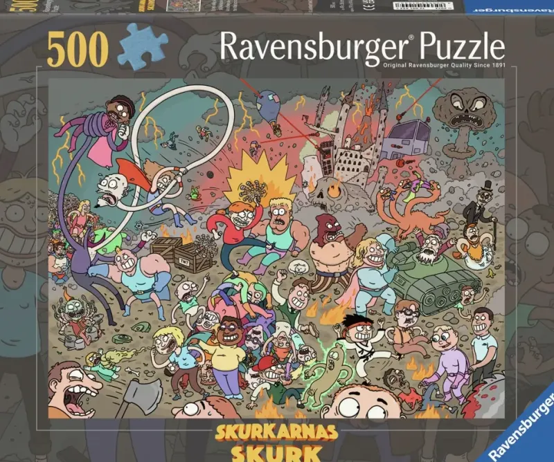 Ravensburger : Skurkarnas Skurk - En Helt Vanlig Dag På Skurkskolan (500)