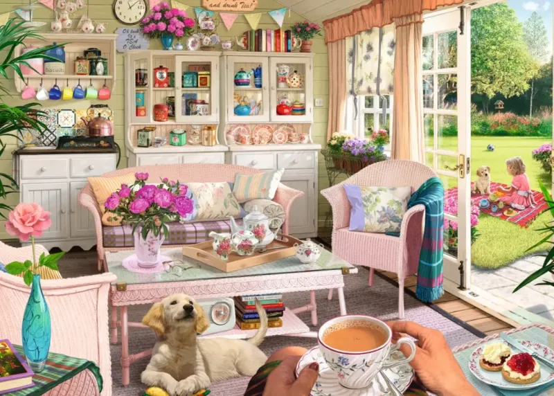 Ravensburger : Steve Read - My Haven (No. 9), The Tea House (1000)