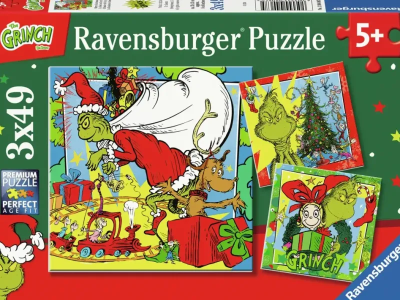 Ravensburger : The Grinch - Merry Grinchmas (3 x 49)